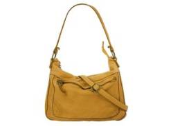Shopper CLUTY Gr. B/H/T: 28 cm x 21 cm x 5 cm onesize, gelb Damen Taschen Handtaschen echt Leder, Made in Italy von CLUTY