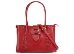 Shopper CLUTY Gr. B/H/T: 30 cm x 23 cm x 12 cm onesize, rot Damen Taschen Handtaschen von CLUTY