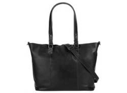 Shopper CLUTY Gr. B/H/T: 42 cm x 29 cm x 12 cm onesize, schwarz Damen Taschen Handtaschen von CLUTY