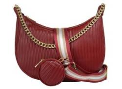 Umhängetasche CLUTY Gr. B/H/T: 32 cm x 22 cm x 4 cm onesize, rot Damen Taschen Handtaschen von CLUTY