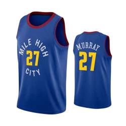 22#15#27#Fan Basketball Shirt Ärmelloses Basketball Tank Top Sport Futter T-Shirt Tank Top,27# Blue,S von CLZWFZ
