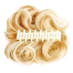 Bun Haarteile Krallenklammer, unordentlicher Haarknoten, gewelltes, lockiges Haarteil, Chignon-Pferdeschwanz-Verlängerung, synthetische zerzauste Hochsteckfrisur-Haarverlängerung, Scrunchie-Haarteil f von CLoxks