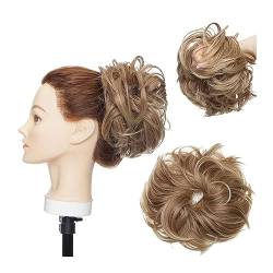 Bun Haarteile Unordentliches Dutt-Haarteil, flauschige, gewellte Haargummis, synthetische, lockige Chignon-Pferdeschwanz-Haarverlängerungen, elastische, dicke Hochsteckfrisur-Haarteile for Frauen Bröt von CLoxks