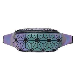 Hüfttaschen Fashion Glow Chamäleon Hüfttasche Geometrische Diamant Brusttasche 6 (0,23 Kg) von CLoxks