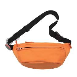 Hüfttaschen Freizeitsport Laufen Damentasche Nylon Umhängetasche Mode Einfache Umhängetasche Orange von CLoxks