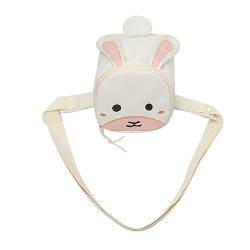 Hüfttaschen Mode Ohr Eine Schulter Kindertasche Karikatur Handy Kleine Körpertasche Brusttasche Hüfttasche Weiblich Weiß von CLoxks