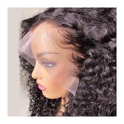 Perücke für Frauen Wasserwellen-Lace-Front-Perücke, nasse und gewellte Vollspitze-Echthaar-Perücke for Frauen, 30,5–81,3 cm, lose, tiefe HD-Lace-Frontal-Perücke, 250% Dichte Human Hair Wig (Size : 2 von CLoxks
