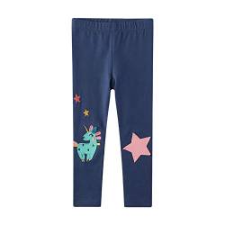 CM-Kid Baby Mädchen Leggings Casual femminile Anzughose, blu Scuro, 2-3anni von CM-Kid