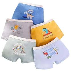 CM-Kid Babys Mutande, Set Intimo, Boxer per Ragazzi Boxershorts, B, 5-6 Jahre von CM-Kid