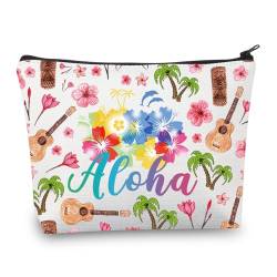 CMNIM Aloha Hawaii Strand-Make-up-Tasche, Aloha-Geschenke aus Hawaii, Urlaub, Kosmetiktasche, Reisetasche, Aloha, Hawaii, Partygeschenke, Aloha Hawaii, Make-up-Tasche von CMNIM