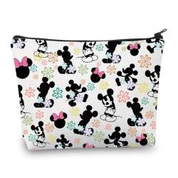 CMNIM Kosmetiktasche mit Cartoon-Maus-Motiv, Geschenktasche für Frauen, Freunde, magische Maus, Reise-Make-up-Tasche, Kulturbeutel, Make-up-Tasche mit Cartoon-Maus, Make-up-Tasche von CMNIM