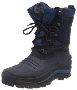 CMP Boy KHALTO Snow Boot, Black Blue, 34 EU von CMP