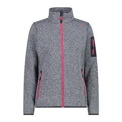 CMP Damen Damenjacke aus Knit-Tech-3h14746 Fleecejacke, Titan-Fuchsia, D36 von CMP