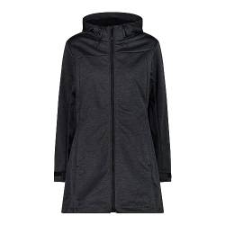 CMP Damen Hoodie Mantel, titanio mel-nero, 44 von CMP