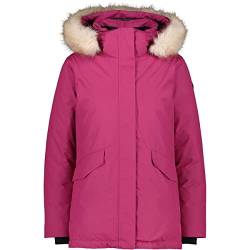 CMP Damen Pongee Dobby Long Parka, Sangria,34 EU von CMP