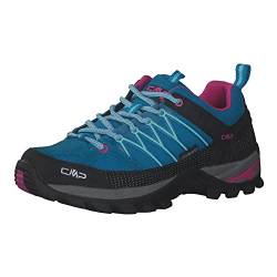 CMP Damen Rigel Low WMN Trekking Shoe WP Wanderschuh, HAWAIAN-Acqua, 37 EU von CMP