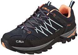 CMP Damen Rigel Low Wmn Shoes Wp Trekking-& Wanderhalbschuhe, B Blue Giada Peach, 36 EU von CMP