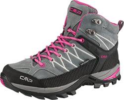 CMP Damen Rigel Mid Wmn Shoe Wp Trekking Wanderhalbschuhe, Grey Fuxia Ice, 36 EU von CMP