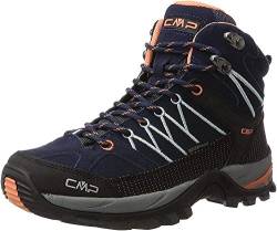 CMP Damen Rigel Mid Wmn Trekking Shoe Wp Walking-Schuh, Blue Jade Peach, 44 EU von CMP