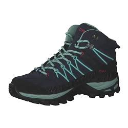 CMP Damen Rigel Mid Wmn Trekking Shoes Wp Walking Shoe, Blue Water, 36 EU von CMP