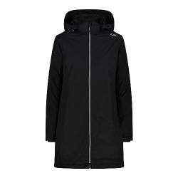 CMP Damen Zip Hoodie Mantel, nero, 42 von CMP