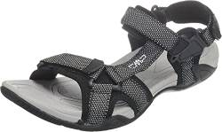 CMP Herren Hamal Riemchensandalen, Schwarz, 39 EU von CMP