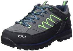 CMP Herren måne lav vandrende sko Wp Walking Schuh, Grey Verde Fluo, 47 EU von CMP