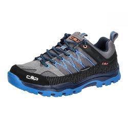 CMP Rigel Low Shoe Wp Trekking-& Wanderhalbschuhe, Graffite-Oltremare, 41 EU von CMP