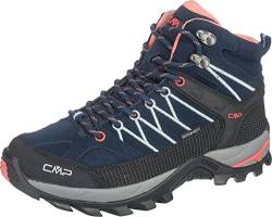 CMP Rigel Mid Trekking- & Wanderhalbschuhe Damen, Blau (B.Blue-Giada-Peach 92ad), 36 EU von CMP