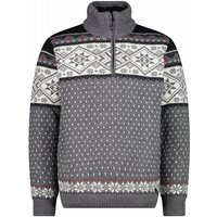 CMP Strickpullover CMP Herren Pullover Zip Reißverschluss Man Knitted 7H57200N U804 von CMP