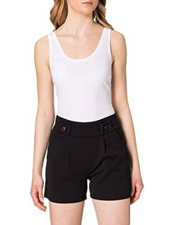 JDY Damen JDYGEGGO JRS NOOS Shorts, Black/Detail:Black Button, XL von CMP