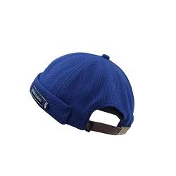 Evetin Summer Atmungsaktiv Schiffermütze Baseball Cap Unisex Dockercap Seemannsmütze Hafenmütze Bikermütze Watch Kappe Beanie Hut 014 (Blau) von CMUNDLJQ