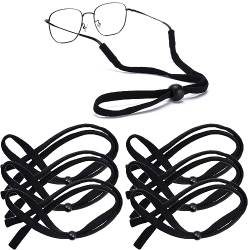 6 Stück Brillenband,Verstellbare Brillenkette für Sonnenbrille und Brillen,Sport Brillenbänder Geeignet für Männer und Frauen von CMUYKIBU