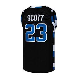 Herren Basketball Trikots #23 Nathan Scott Movie Sport Jersey Shirts, Schwarz, Mittel von CNALLAR