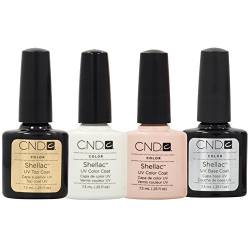 CND SHELLAC - Top/Base/Clearly Pink/Studio White, 7 ml von CND