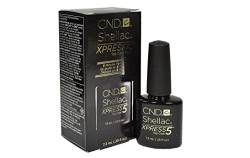 CND Shellac Xpress5 Top Coat - 5 Minute Removal designed specifically for use with the CND SHELLAC brand 14+ day nail color system. - Size 0.25 fl oz / 7.3 ml. by CND Cosmetics von CND