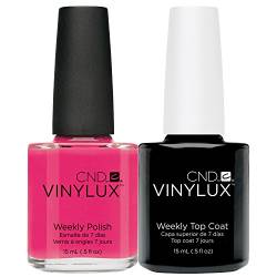 CND Vinylux Pink Bikini plus Top Coat 15 ml, 1er Pack (1 x 30 ml) von CND