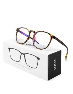 CNLO Blaulichtfilter-Brille, Computerbrille, mindert Augenbelastung, leichter Rahmen, Herren/Damen von CNLO