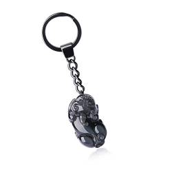 COAI Geschenkideen Schlüsselanhänger aus Obsidian Pixiu Anhänger von COAI