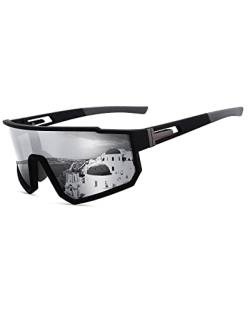 COASION Polarisiert Sport Sonnenbrille Herren Damen Fahrradbrille Sportbrille HD Schnelle Brille mit UV400 Schutz von COASION