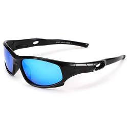 COASION Sonnenbrille Kinder Polarisiert Sportbrille für 4–12 Jahren Jungen MäDchen Fahrradbrille UV400 Schutz von COASION