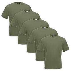 5er Pack T-Shirt Valueweight T - Farbe: Classic Olive - Größe: L von COATS