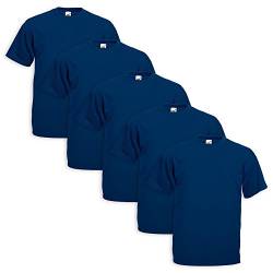 5er Pack T-Shirt Valueweight T - Farbe: Navy - Größe: L von COATS