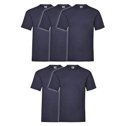 5er Pack T-Shirt Valueweight T - Farbe: Navy - Größe: XL von COATS