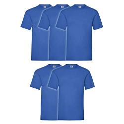 5er Pack T-Shirt Valueweight T - Farbe: Royal - Größe: XL von COATS