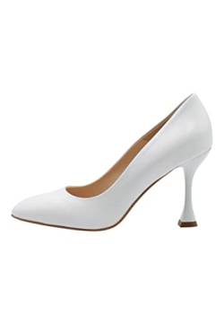 COBIE Damen Leder Pumps, Creme, 39 EU von COBIE