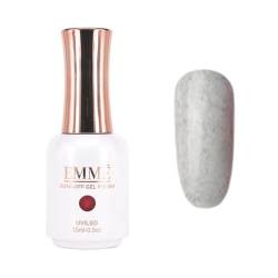 CÔEM - Premium Gel UV Nagellack langanhaltend für UV-Lampe - Gellack Shellac 400 Farben - Professioneller & Glänzender Look Nail Polish schnelltrocknend & deckend - Gelnagellack 15ml GP387 grau von CÔEM