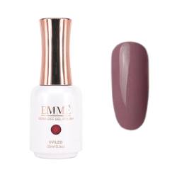 CÔEM - Premium Gel UV Nagellack langanhaltend für UV-Lampe - Gellack Shellac über 400 Farben - Professioneller Look - Nail Polish schnelltrocknend & stark deckend - Gelnagellack 15ml GP077 rotbraun von CÔEM