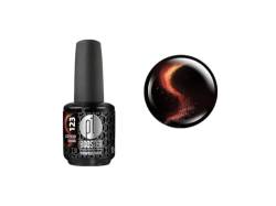 Platinum - Premium Gel UV Nagellack extra langanhaltend für UV- und LED-Lampe - BOOSTER Color Gellack über 400 Farben - Nail Polish schimmernd - Gelnagellack 15ml No.123 schwarz/rot metallic von CÔEM