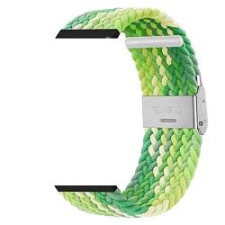 COEPMG Geflochtene Nylon-Uhren-Bands mit elastischer Schnalle für Garmin Fenix ​​7 7X 6 6X Profi 5X 5 3 Stunden 945 S60 S62 Quickfit-Freigabehahn Nylonbänder (Color : D, Size : Quickfit 26mm) von COEPMG